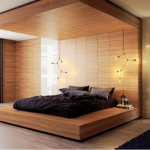 trần gỗ phòng ngủ